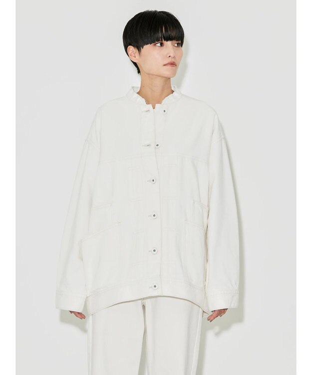AMERICAN HOLIC デニムオーバージャケット White