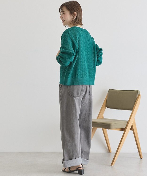 AMERICAN HOLIC 【BEVERLY HILLS POLO CLUB】ニットカーディガン Green