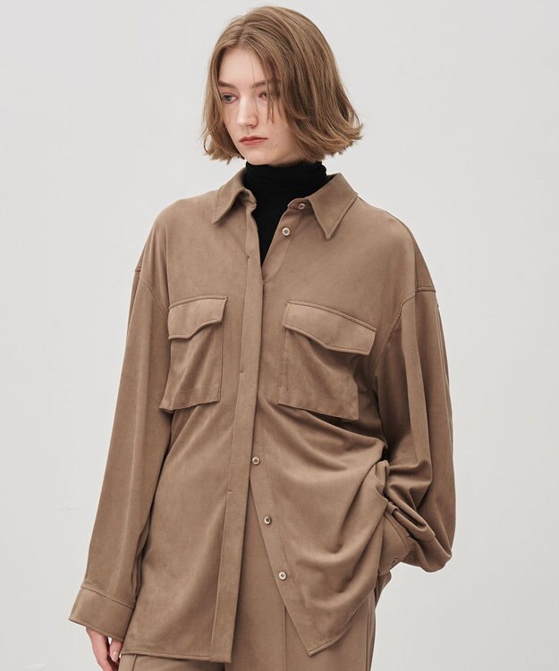 uncrave スウェード CPOジャケット トープ