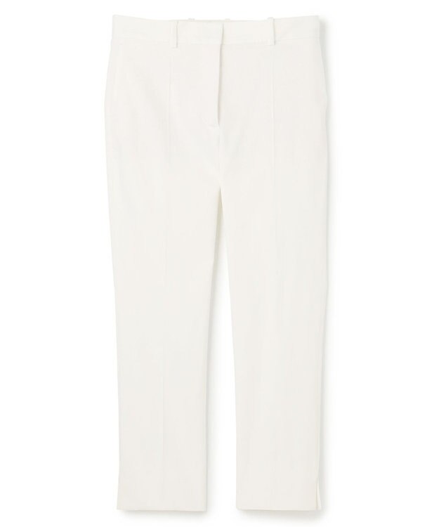 JOSEPH ライトギャバジンストレッチ　テーパードトラウザーズ Ivory