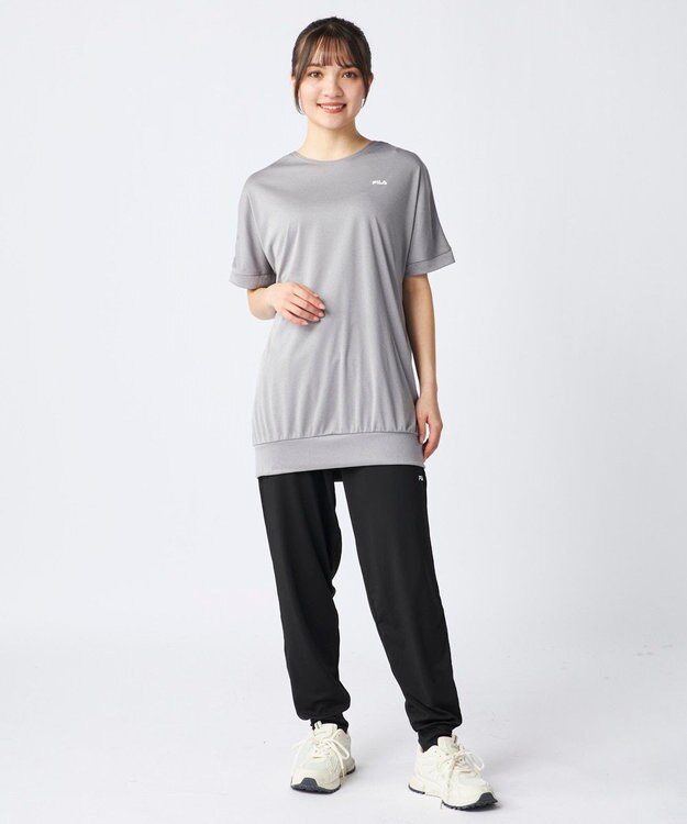 OP／FILA 【FILA】水陸両用フィットネスウェア 2点セット グレー