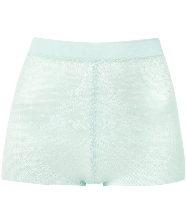 Wing ガードル 汗をかいてもさらさら 接触冷感(身生地部) シルエットすっきり 【夏の涼軽パンツ】 ショート丈 一枚ばき可能 春 夏 KQ2515 ウイング／ワコール グレイッシュブルー