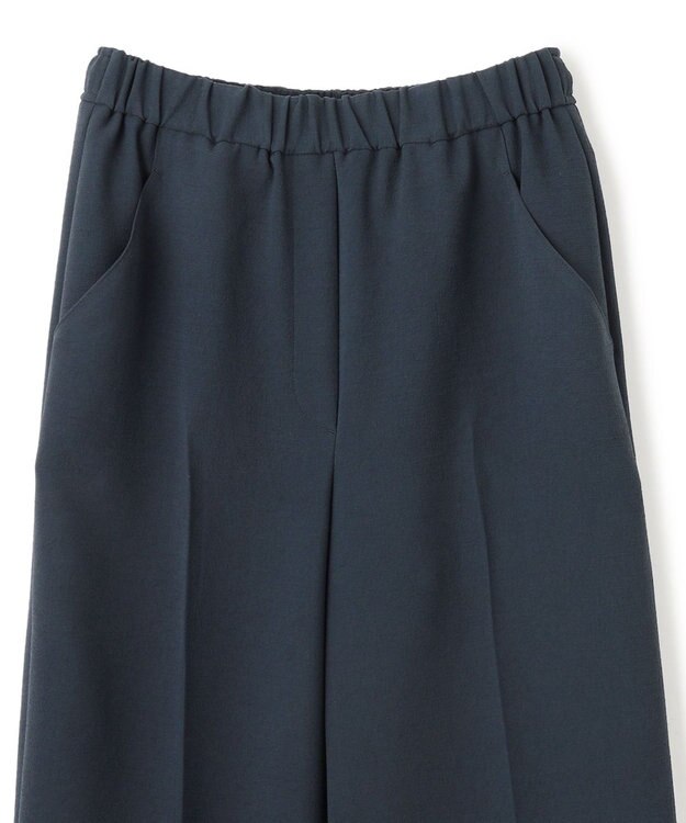JOSEPH 【洗える】ダブルクレープ　ワイドトラウザーズ Navy
