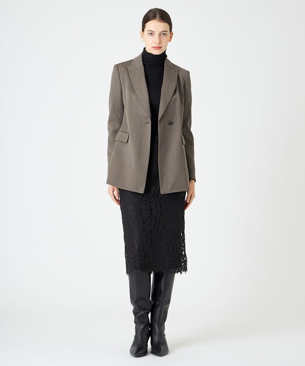 BEIGE， FORD / ハイネックトップス Black×Navy