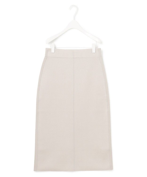 ICB 【洗える】シンセティックヤーンスムース ニットスカート トープ系