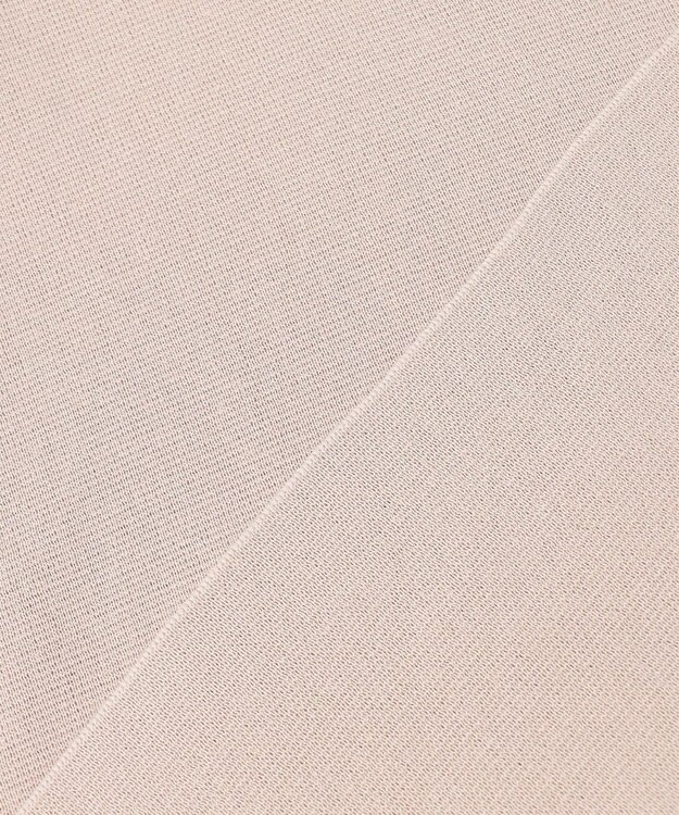 J.PRESS LADIES 【洗える】COTTON ACETATE キーネック ニット ベスト ライトグレー系