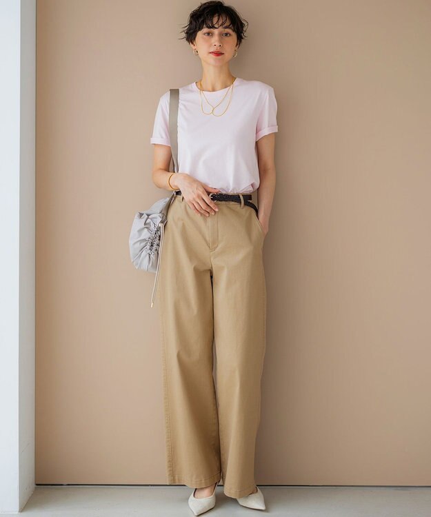 23区 【撥水加工/WEB&一部店舗限定カラーあり】ドロ－ストリング ショルダーバッグ ベージュ系