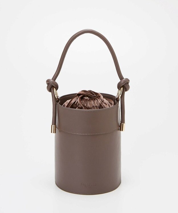 TOPKAPI 【TREASURE TOPKAPI】フェイクレザー バケツ 巾着 ショルダー バッグ トープ