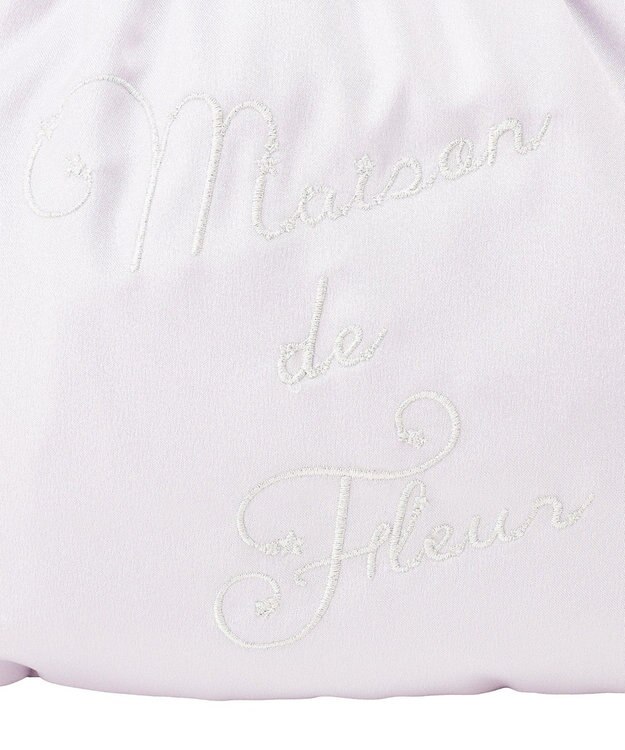 Maison de FLEUR スターリボン２Ｗａｙトートバッグ Silver