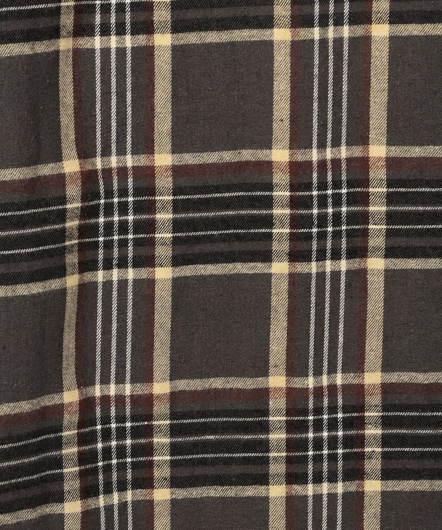 J.PRESS YORK STREET 【WOMEN】チェック シャツワンピース ライトグレー系3