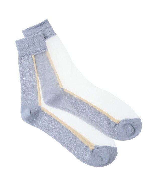 Green Parks ＪＡＭＧＡＲＤＥＮ　シアーラインラメソックス Light Gray