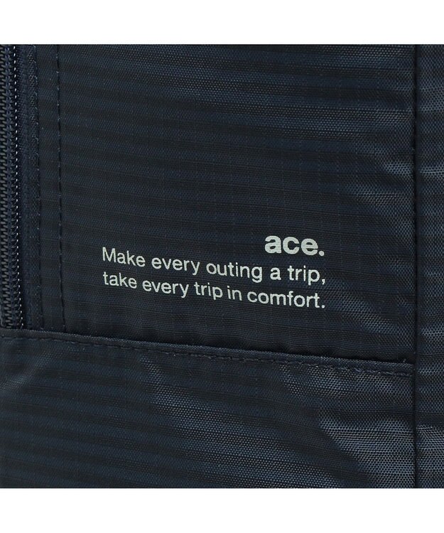 ACE BAGS & LUGGAGE ace. エース フォルケット ボストンバッグ 折りたたみバッグ 31リットル 67159 ダークネイビー
