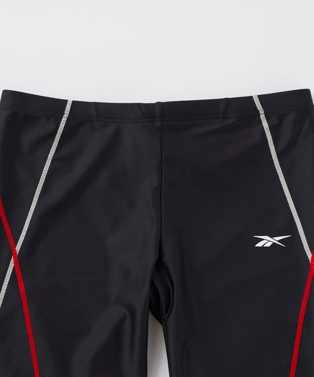 OP／FILA 【Reebok】大きいサイズ｜ステッチ入りロングスパッツ　180㎝ ブラック