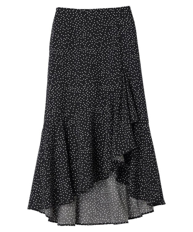 earth music&ecology アシメラッフルヘムスカート Pink