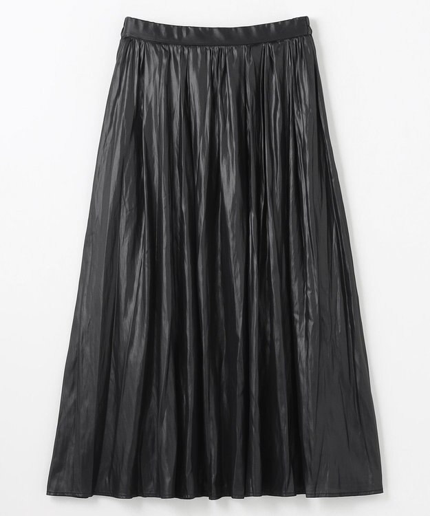 ANY 【ウエストゴム】チンツギャザースカート ブラック