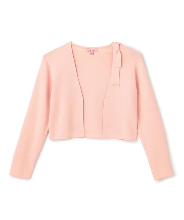 TOCCA 【洗える・接触冷感】BOW KNOT KNIT ボレロ ピンク系
