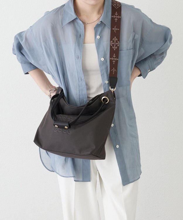 russet コーデュラナイロン3WAYトートバッグ(CE-1662) D.Brown