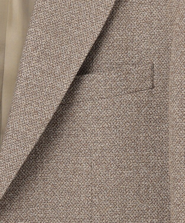 J.PRESS MEN 【NEWSTAGE】シルキーソフトツイード ジャケット/総裏 ベージュ系