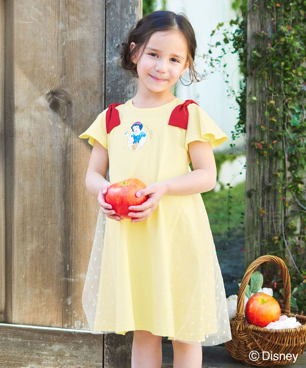 ANY KIDS 【ディズニープリンセス/フローズン】カットソーワンピース イエロー（白雪姫）