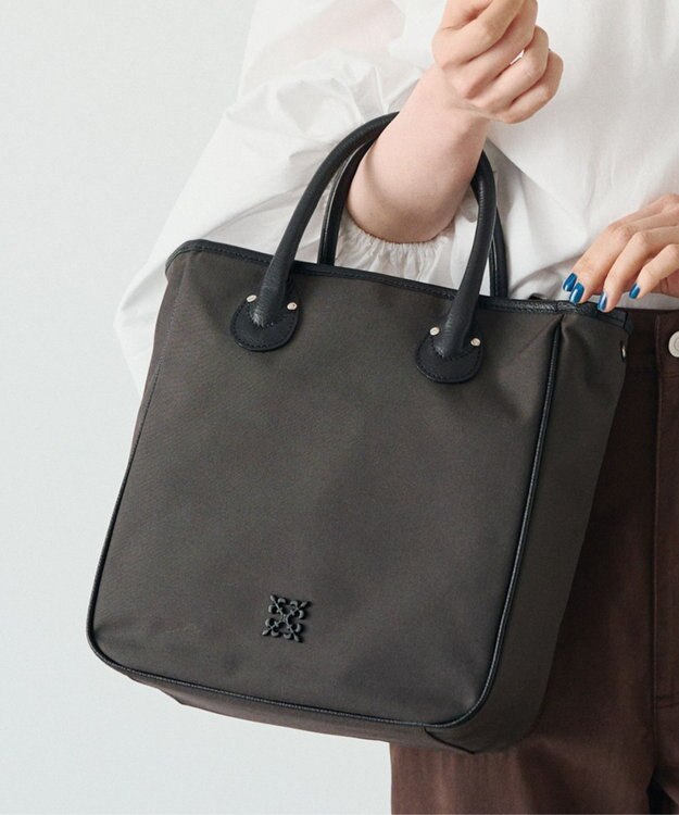 russet コーデュラナイロンスクエアトートバッグ(CE-1750) D.Brown