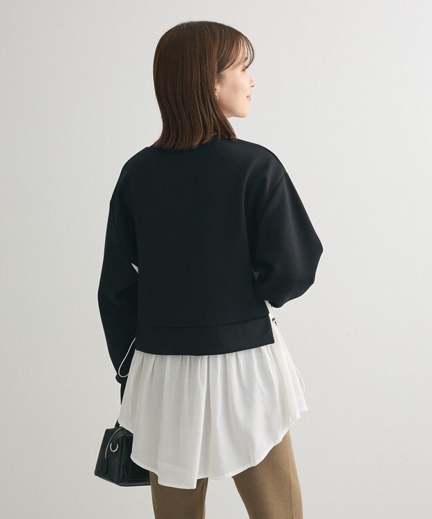 Green Parks ＳｏｆｔＣｕｓｈｉｏｎダンボールドッキングチュニック Black