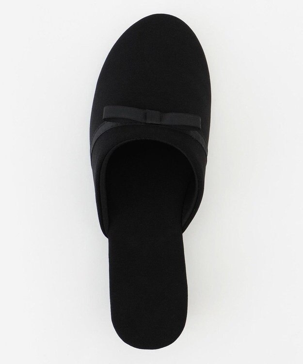 ANY SIS 【WEB限定・巾着付き】ヒール スリッパ ブラック系