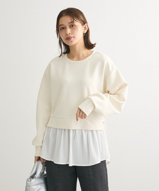 Green Parks ＳｏｆｔＣｕｓｈｉｏｎダンボールドッキングチュニック Black