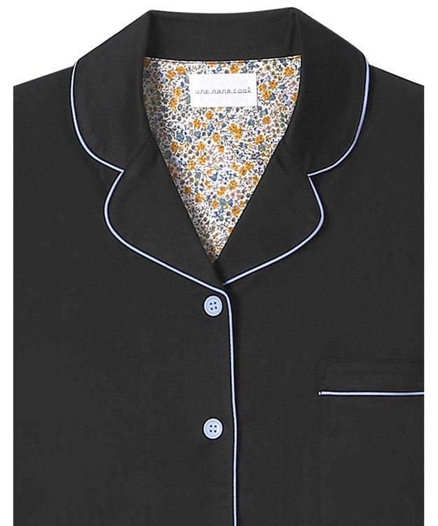 une nana cool MADE WITH LIBERTY FABRIC　シルケットジャージパジャマ BL