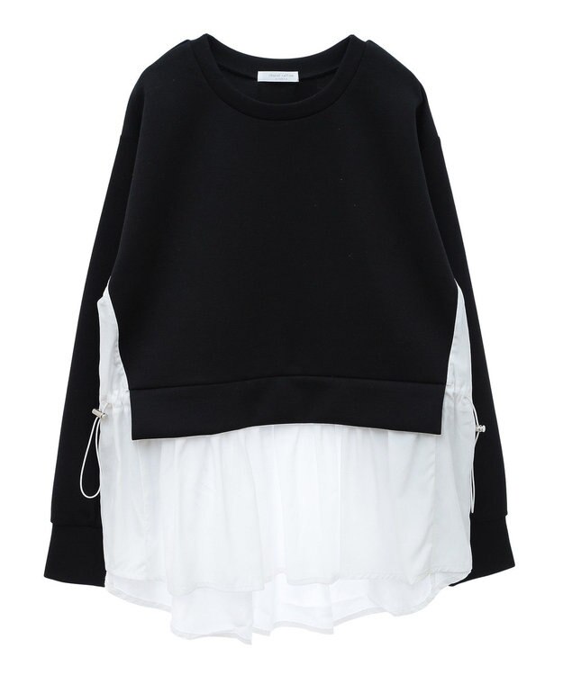 Green Parks ＳｏｆｔＣｕｓｈｉｏｎダンボールドッキングチュニック Black