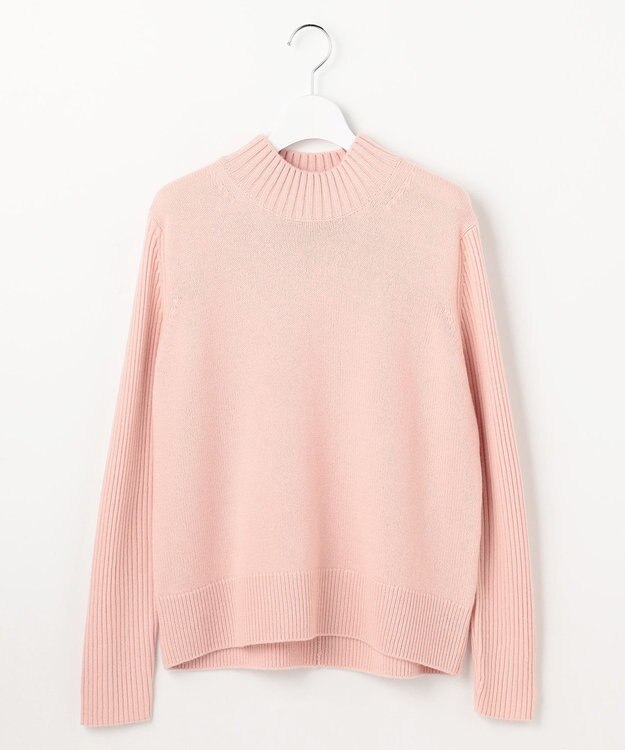 J.PRESS LADIES CASHBIT NEO ハイネック ニット ピンク系