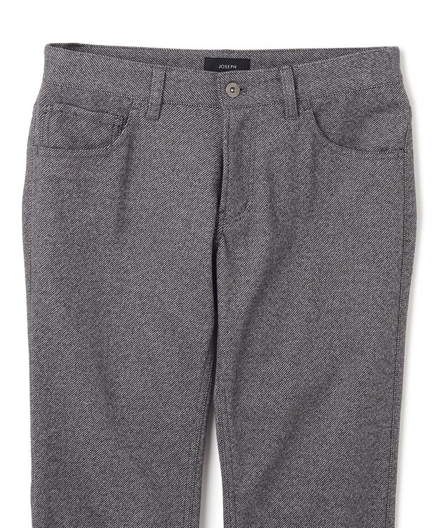 JOSEPH HOMME 【WEB・一部店舗限定 】アクティブフラノジャージー　CIGAR 5P ライトグレー系