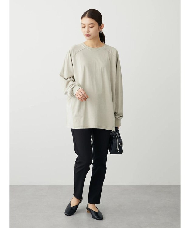 Green Parks ストレッチスキニーパンツ Black