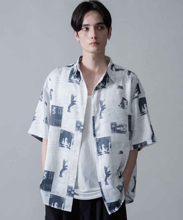 WEGO アムンゼンパターンBIGシャツ（SS） 柄1