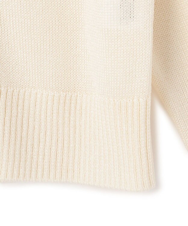 BEIGE， SPESSARTINE / Vネッククロップドカーディガン Ecru