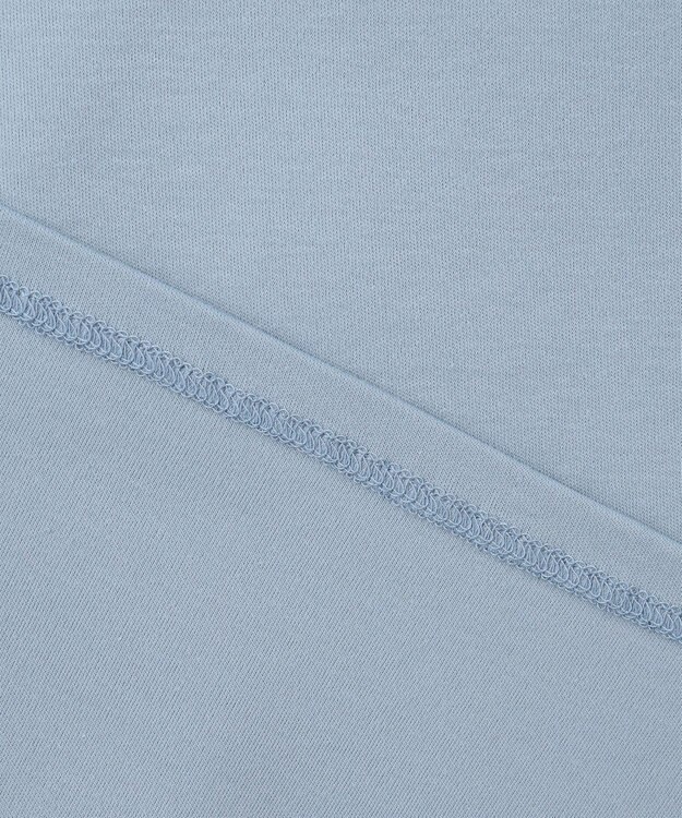 J.PRESS LADIES 【WEB限定カラーあり・接触冷感・UVケア】 スムースジャージー キーネック カットソー サックスブルー系