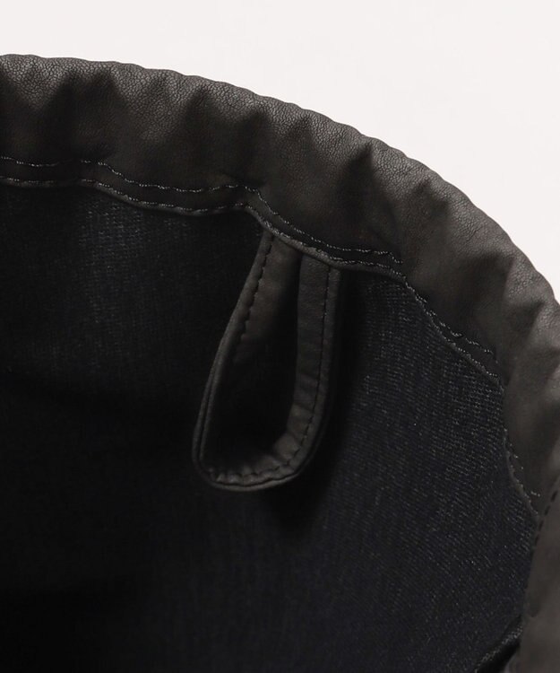 WEGO PUポケットデザインナップサック グレー