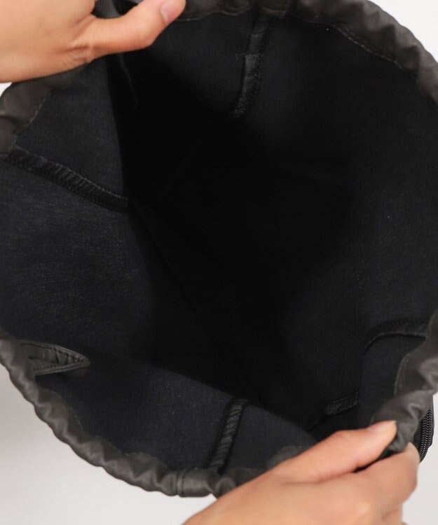 WEGO PUポケットデザインナップサック グレー