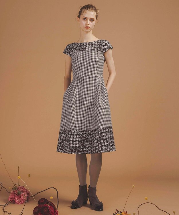 TOCCA 【消臭】FLOWER AND PLOVERS ドレス ブラック系7