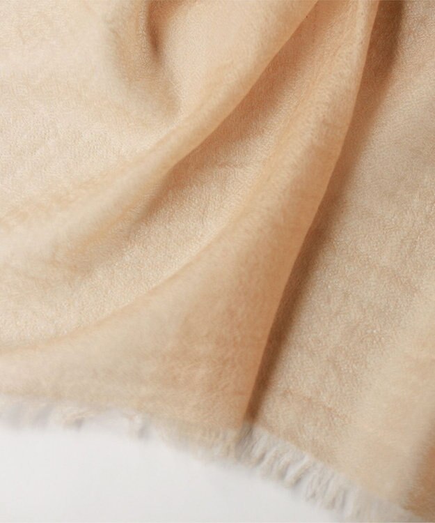 ORuKuBET CHAMBRAY CASHMERE STOLE ベージュ
