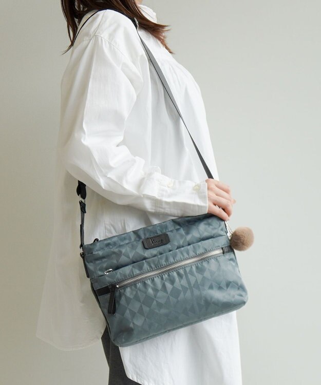 ACE BAGS & LUGGAGE Kanana project カナナモノグラム3rd ショルダーバッグ 11911 カナナ プロジェクト グレー