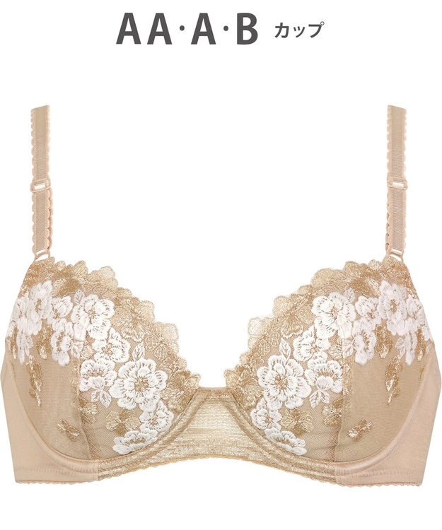 Wing 【ナチュラルアップブラ】 AA~Gカップ展開 ふっくら自然なまるみでバストアップ KB2060 ウイング／ワコール ベージュ