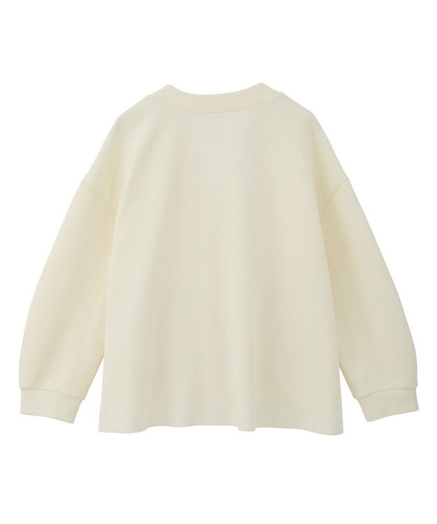 YECCA VECCA 金釦カットジョーゼットカーディガン Ivory