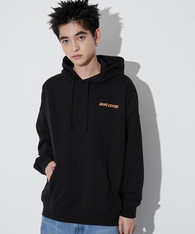 WEGO 【ユニセックス着用ITEM】別注NEW　JACKグラフィックプルパーカー ブラック