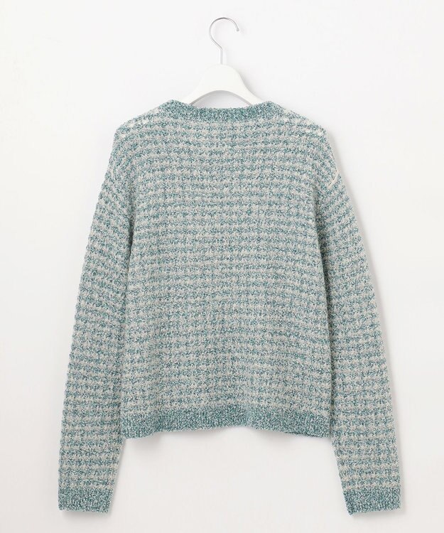 自由区 S ツイーディー ニット ブルー系