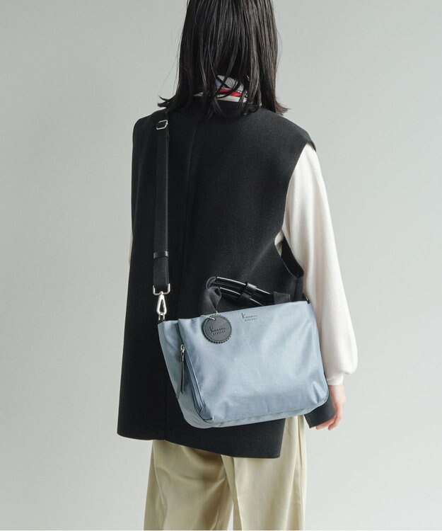 ACE BAGS & LUGGAGE Kanana project COLLECTION DYL サリール シャンブレー ショルダーバッグ 2WAY 35911 カナナプロジェクト コレクション ネイビー