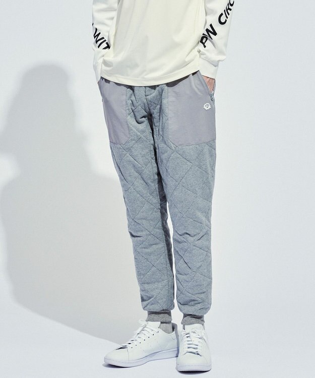PW CIRCULUS 【裏地付き/防寒】【MEN】キルティングパンツ グレー系