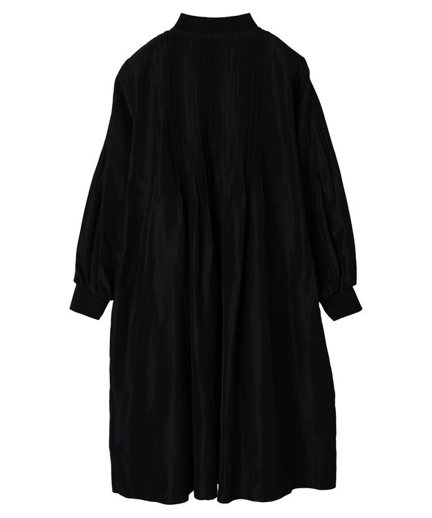 Green Parks ■ＥＳＣＡＲ　ピンタックミリタリーロングコート Black