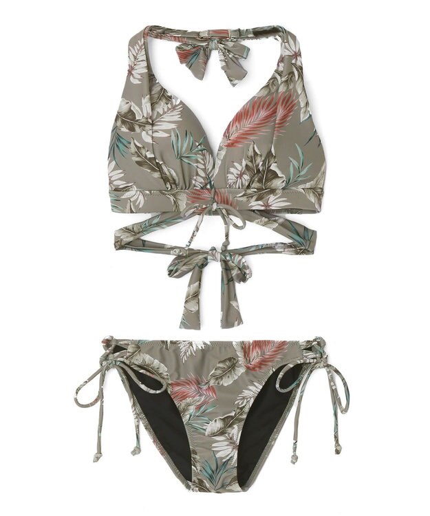 San-ai Resort（三愛水着楽園） 【SALE】ナチュラルだけどしっかり盛れる【ナチュラルアップブラ】　ノンワイヤービキニ　7M・9M カーキ