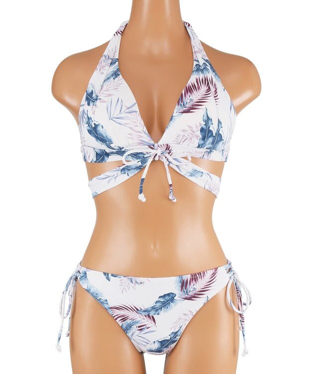 San-ai Resort（三愛水着楽園） 【SALE】ナチュラルだけどしっかり盛れる【ナチュラルアップブラ】　ノンワイヤービキニ　7M・9M ホワイト