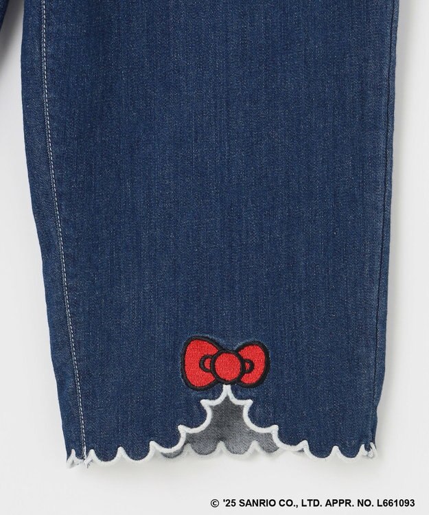 ANY KIDS 【ハローキティ×ANY KIDS】デニムワイドパンツ インディゴ